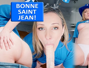 00614 - Saint Jean Baptiste blowjob Cowgirl Creampie